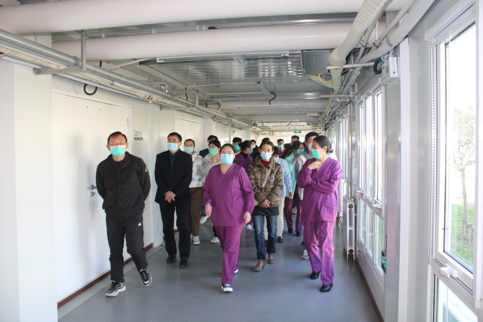 济宁市公共卫生医疗中心开展第二轮新冠肺炎医疗救治演练