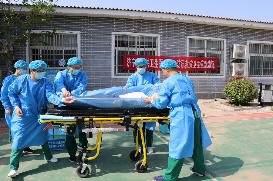 以演促防 以练备战:济宁市公共卫生医疗中心开展2023年防汛防救灾卫生应急演练 以演促防 以练备战:济宁市公共卫生医疗中心开展2023年防汛防救灾卫生应急演练