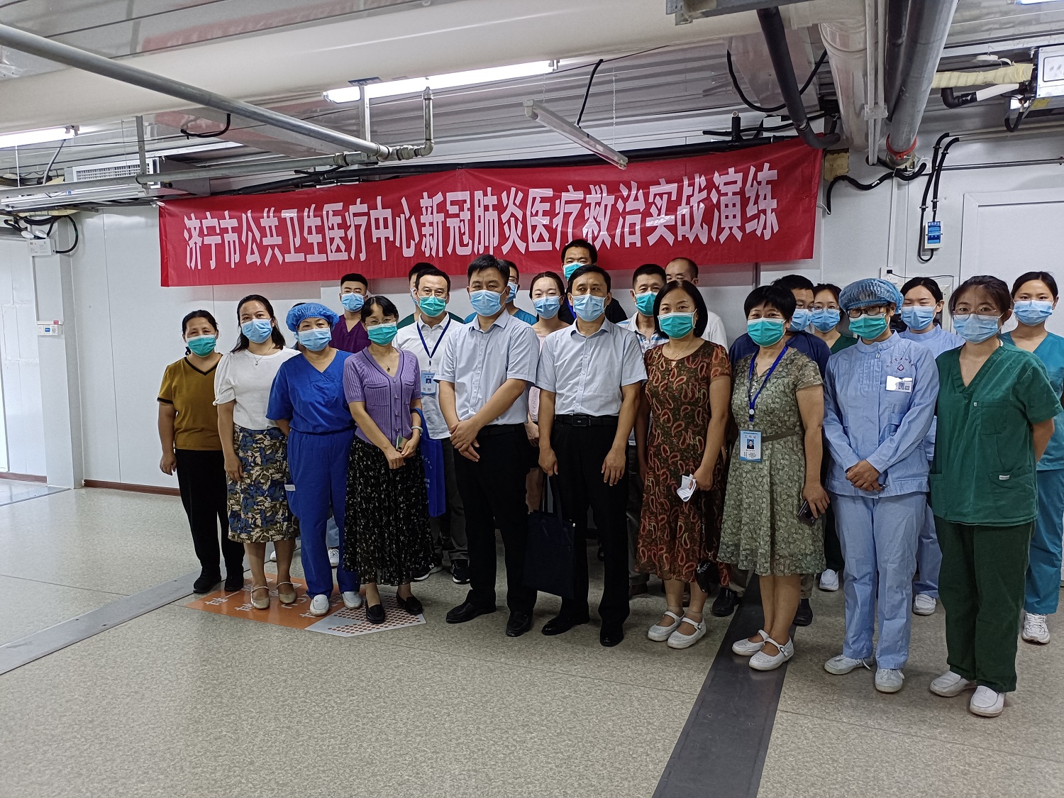 以练备战 严守防线——济宁市公共卫生医疗中心开展新冠肺炎医疗救治实战演练 以练备战 严守防线——济宁市公共卫生医疗中心开展新冠肺炎医疗救治实战演练