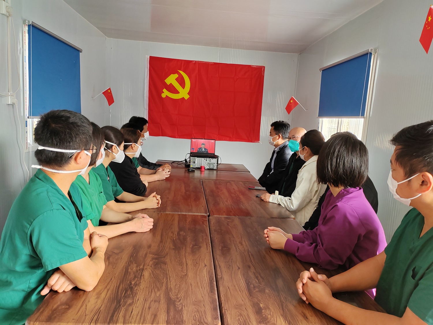济宁市公共卫生医疗中心集中收看中国共产党第二十次全国代表大会盛况 济宁市公共卫生医疗中心集中收看中国共产党第二十次全国代表大会盛况