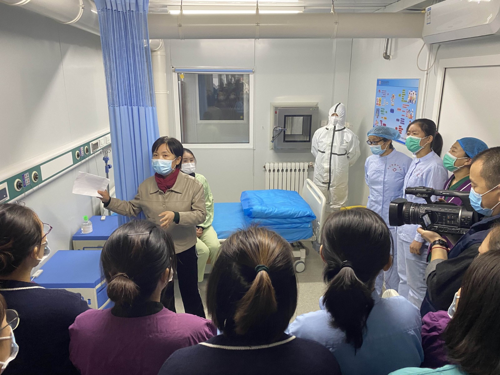 济宁市公共卫生医疗中心 成功举办新冠肺炎医疗救治演练